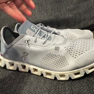 On Cloud Running Womens Light Blue Athletic Shoes